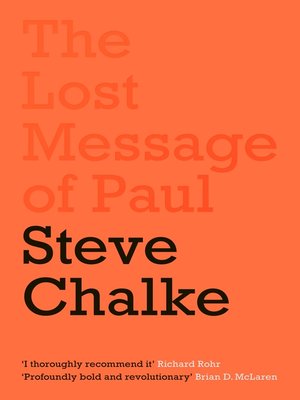 cover image of The Lost Message of Paul